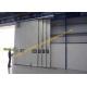 Multi Sector Structural Folded Hinged Sliding Doors Bottom Rolling Hangar Door Smart Track Design