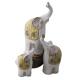 Animal Elephants Terracotta Garden Ornaments For Outdoor / Indoor