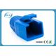 Blue Rubber Network Cable Accessories RJ45 Plug Boot For Cat7 Patch Cable