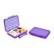 Multifunctional Water Resistent Daily Pill Box With Removable Tray 6 Compartments Matte Surface