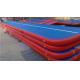 Inflatable Air Tumble Track Trampoline , Small Air Track Pool Mat For Outdoor Sports