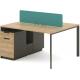 Melamine Board Office Table Cubicle Partition 1.2M / 1.4M