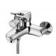 Ceramic Disc Stainless Steel Bath Faucet With 5.5 Inches Spout Reach