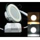 6W DIY design Flat led lighting glass and aluminum fixture of panel light 100mm