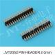2.0mm pitch dual row V/T type pin header connector with UL  certificated