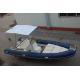 6m Luxury Inflatable Rib Boat 1587 KGS Light Boat With Fiberglass Step