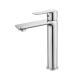 Extended Brass Basin Mixer Faucet Bathroom Wash Basin Faucets Chrome