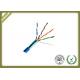 Cat5e FTP/ STP Network Fiber Cable , Shielded Twisted Pair Ethernet Cable