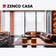 The Hotel Leisure Furniture Set Includes Leather Sofas And Marble Coffee Tables