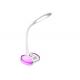 Flexible Goose Neck Rgb Led Desk Lamp Color Changing With Colorful Base