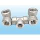 ss304 ss316 Stainless Steel Male Female Pipe Fitting Tees Forging female Threaded Straight Tee