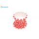 Colored Red And White Polka Dot Cupcake Wrappers , Baking Cupcake Paper Cups