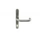 Narrow plate stainless steel door handle exterior for profile doors