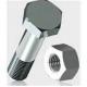 6063 / 2017 / 7075 Aluminum alloy, stainless steel hex nut with nickel / chrome / aluminum alloy plated