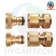 Brass Quick Connect Water Hose Fittings Tap Connector & Nozzle Adaptor Set