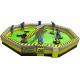 Challenge Inflatable Meltdown Wipeout Sport Game With Rotative Machine