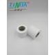 White Groove Sticky Silicone Roller For Effective Cleaning And Adhesion