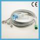 Fukuda One piece 5-lead ECG Cable with leadwires