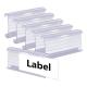 Supermarket Label Holder 3.5*7.5cm Plastic Shelf Label Holder Writable