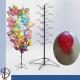 Balloon Tree Stand  with metal hooks / metal display rack with folded base / POP display stand