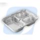 WRINKLE-WALL ALUMINUM CONTAINER, FOR FOOD, LUNCH BOX, FOOD GRADE, MICROWAVABLE