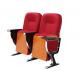 Fireproof fabric ABS tablet Aluminum Arm conference hall chairs