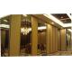 Wood Door Sliding Roller Removable Wall Partition / Acoustic Operable Partitions
