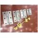 Metal Steel Iron Door Hinges Courraged Box Packing Customized Size Color