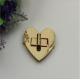 2018 New style metal hardware products zinc alloy gold bag accessories heart shape metal bag locks