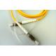 DIN Fiber Optic Cable Patch Cord For Active / Passive Device UL Approval