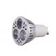 Energy Saving 85 - 265V / 50HZ / GU10 / 3W LED Spot Light Bulb for Shopping Malls Teashops