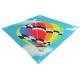 Nylon Material Diamond Stunt Kite Fiberglass  Frame For Kids Playing 60*70cm