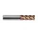 Smooth Shank High Performance Solid HRC 58 Carbide End Mill Metal Milling Bit