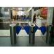 0.6S Opening Speed Flap Barrier Turnstile RFID Face Recognition Access Control System