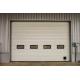Remote Control Sectional Garage Door Insulation Electric Steel White 50mm-80mm Thickness