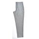 OEM Custom Tailored Trousers All Cotton Breathable Grey Stripe 100% Polyester