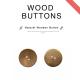 Round 2 Holes Engraved Natural Wooden Buttons For Shirts