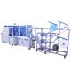 380V 3 Ply Mask Production Machine 13KW Fully automation Two Into One