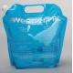 Blue Custom Drink Pouches 4L 5L Large Size stand Up Pouches For Liquids