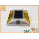 Double Reflector LED Solar Raised Pavement Marker SRPM For Center & Edge Roadway