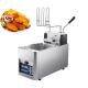 High Safety Level Stainless Steel Commercial Deep Fryer with Automatic Basket Lift-Up