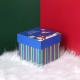 Square Merry Christmas Custom Paper Packaging Box Design Santa Claus Favor Gift