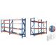 Blue And Orange Industrial Warehouse Storage Racks Vertical Adjustable Pallet Racking System