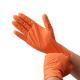 Disposable Orange Blend Nitrile Gloves Diamond Pattern Waterproof Industry Household Cleaning Nitrile
