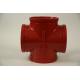 Corrosion Resistance 4 Way Pipe Fitting For Commercial Piping Systems