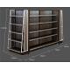 Cold Rolled Steel Convenience Store Shelving / Adjustable Supermarket Gondola