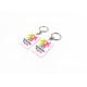 Promotion Gift Soft PVC Keychains 45mmx30mmx3mm Durable And Unbreakable