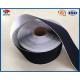 Black Soft Thin Double Sided Self Adhesive Hook And Loop Tape Roll With Glue