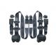 3 Point Black Car Seat Belt /Set Kit with Black Polyester Automatic Emergency-Lock