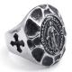 Tagor Jewelry Super Fashion 316L Stainless Steel Casting Ring PXR080